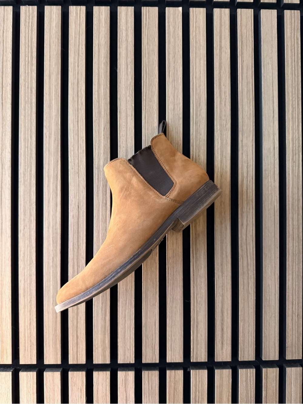 Aldo Men's Chelsea Boot in Tan Suede